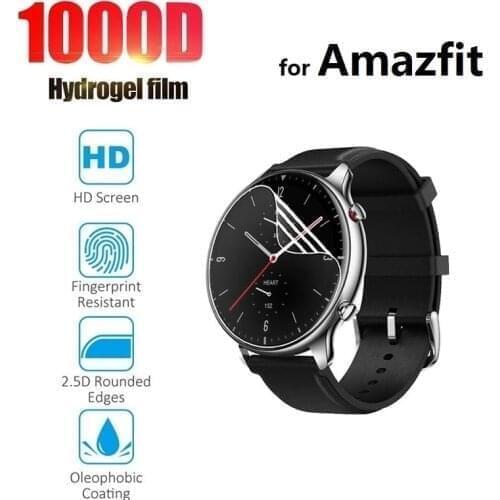 9H HD Soft Cover film Protective Film For Xiaomi Smartwatch Huami Amazfit T-Rex/Pro Smart Watch Screen Protector Accessories