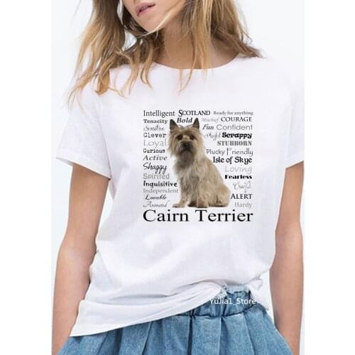 I love my cairn terrier animal print vintage t shirt women dog lover friends gift 2020 summer top clothes harajuku kawaii tshirt