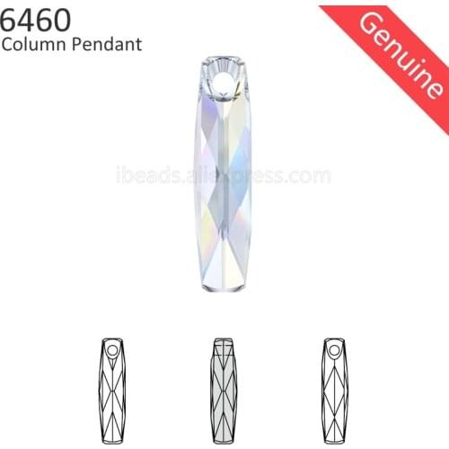1 piece) 100% Original Crystal from Swarovski 6460 Column pendant Made in Austria loose beads rhinestone for DIY jewelry making
