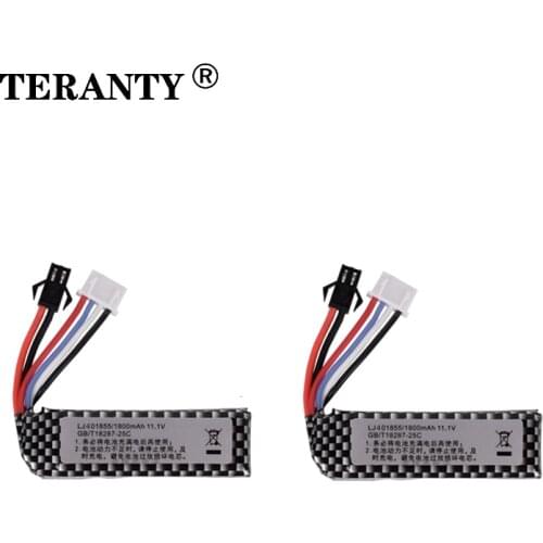 2Pcs/sets 401855 Water Gun Lipo Battery 3S 11.1V 1800mAh 25C Battery for AKKU Mini Airsoft BB Air Pistol Electric Toys RC Parts
