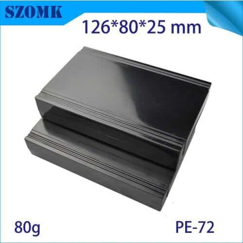 4 pieces, 126*80*25mm high quality abs plastic box electronics project enclosure black/ white GPS tracker szomk control box