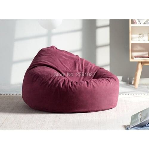 75x76x58cm Purple Color Thickened Canvas Fabric Tatami mini sofa Modern Bean Bag Sofa fauteuil enfant Detachable and washable