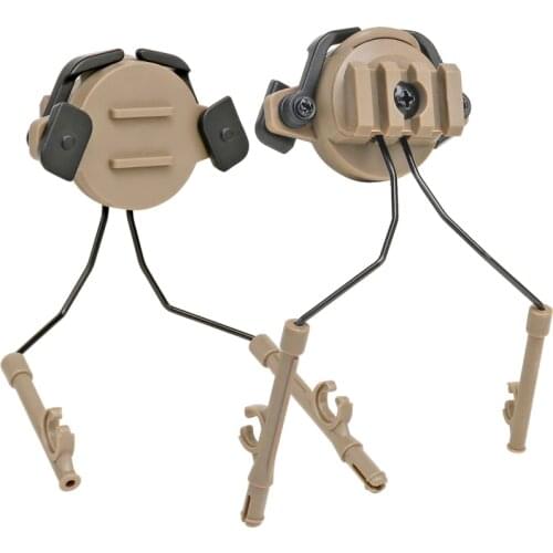 Tactical Headset Rail Adapter Headset Bracket Headphone Mount Stand For 19-21mm Helmet Rail Helmet Accessories Tactical Headsets