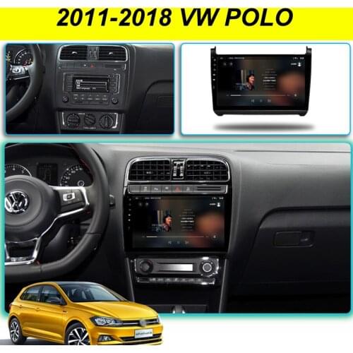 64GB Android 10.0 2Din Car Multimedia GPS For VW Polo 2014-2018 Autoradio BT Navigation Stereo Head Unit Tape Recorder Radio