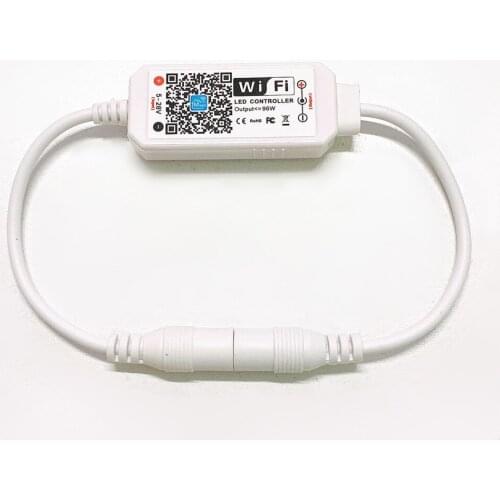 5-40pcs DC 5-28V Wireless Mini WiFi Dimmable Controller Single Color LED Controller for 2835 5050 5630 5730 LED Strip Light
