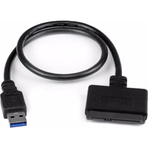 USB 3.0 to 2.5" SATA III Hard Drive Adapter Cable/UASP -SATA to USB3.0 Converter 25CM 100PCS/LOT