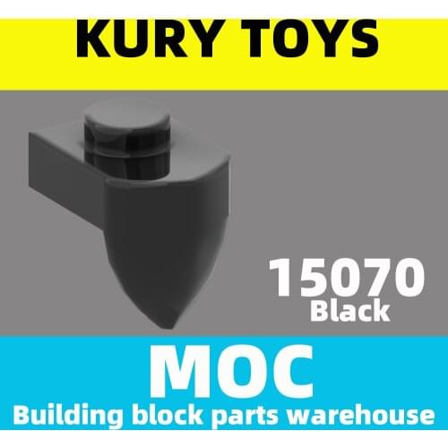 Kury Toys DIY MOC For 15070 100pcs Building block parts For Plate, Modified 1 x 1 with Tooth Vertical For brick toys