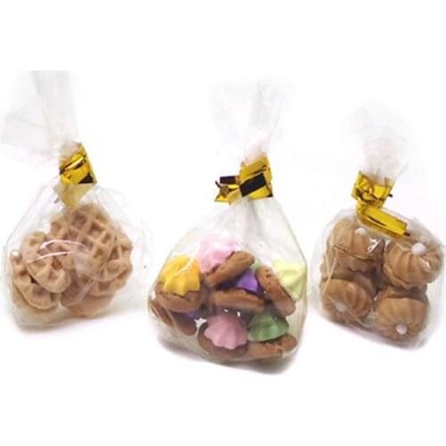1Set 1/12 Dollhouse Miniature Accessories Mini Dessert Cookies Biscuits Simulation Food Model For Doll House Decoration B36E