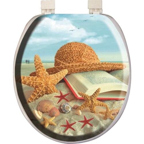 Softy Classic Pattern Soft Toilet Seat Cover White