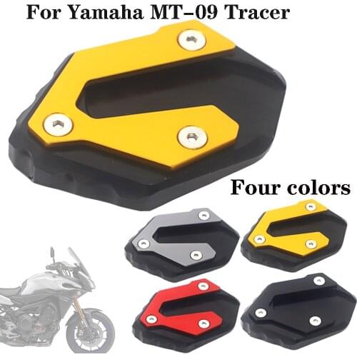 Motorcycle For Yamaha MT-09 Tracer MT 09 TRACER 900 GT MT09 FZ09 New Kickstand Side Kick Stand Foot Extension Pad CNC