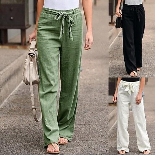 Женские льняные брюки Oeak China At AliExpress