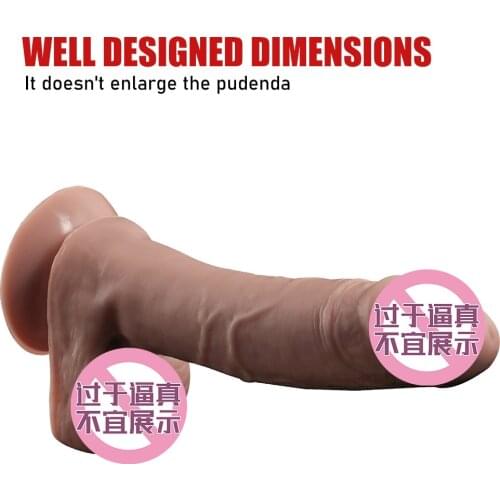 Skin Feeling Realistic Dildo Huge Big Penis Soft Material with Suction Cup Sex Toys for Woman Female Masturbation