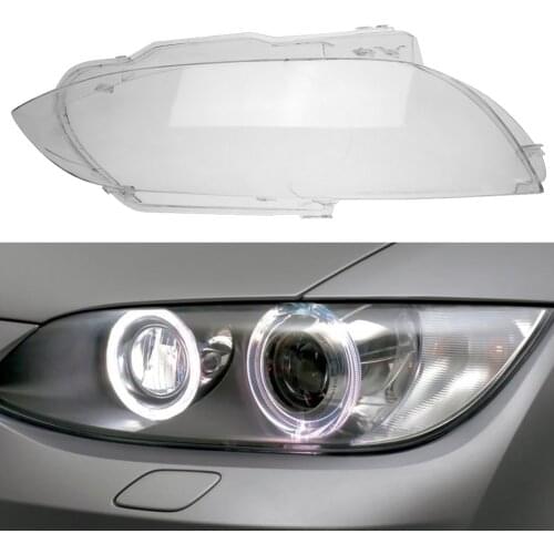 Styling Replacement Glass Headlight Lens Car Headlight Headlamp Clear Lens Replacement for BMW E92 Coupe 2006-2009 1 Pair