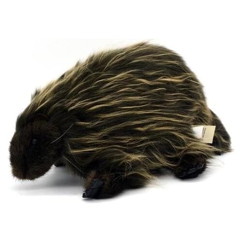 Porcupine Hedgepig Hand Puppet Theater Doll Toys Lifelike Plush Story Talking Juguetes Learning Kids Funny Christmas Gift 27cm