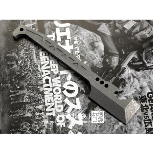 Titanium Alloy Tactical Crowbar Outdoor Multifunctional Bottle Opener with Edc Knife Pendant