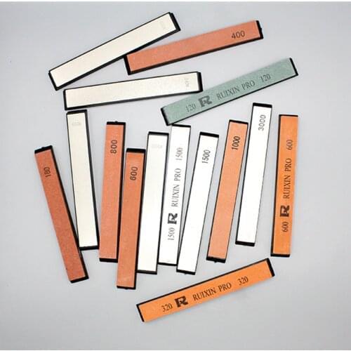 Ruixin pro knife sharpener 120 grit diamond edge knife grindstone knife stones sharpening for Fixed angle knife sharpener