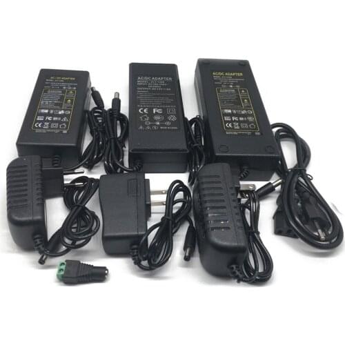 High Quality Has Power Supply DC 12 V 1A 2A 3A 5A 6A 7A 8A 10A Led Transformer For 5050 5730 2835 3014 5050 Has Led Strip Lights