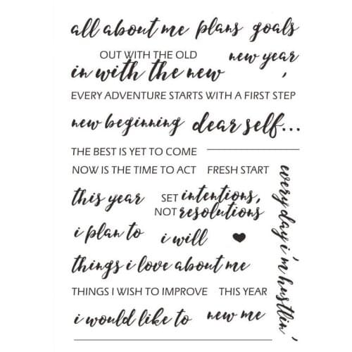 Bright Future Transparent Clear Silicone Stamp Seal DIY Scrapbooking photo Album A0273