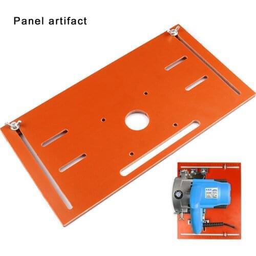 0-14mm/23mm Woodworking DIY Professional Engineers Machinery Parts Panel Artifact Marble Chamfering Guide Locator Bottom Plate