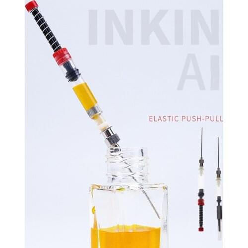 1Pc Fountain Pen Spring Filler Ink Auxiliary Absorber Ink Syringe Tool