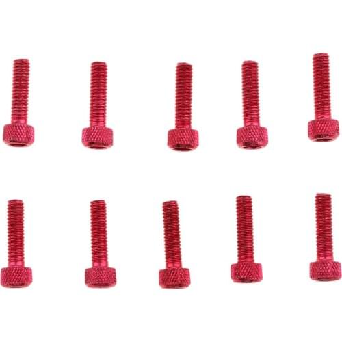 10 Pieces M6 X 20mm Alloy Steel Allen Hex Socket Cap Head Screw