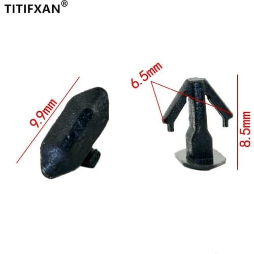 10PCS Automotive door seal rubber ring seal clip for Peugeot Citroen plastic fasteners