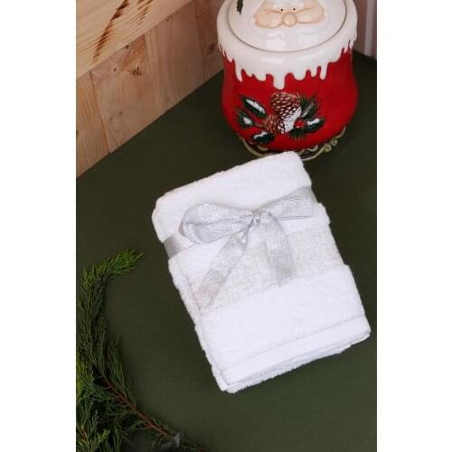 % 100 Cotton 50x70 cm Hand Face Towel Set 2 Pieces