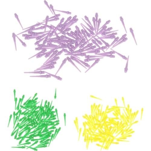 100 Pieces 27mm Soft Tip Replacement Points For Soft Tip Darts Electronic Dart Accessories 3 Colors Available