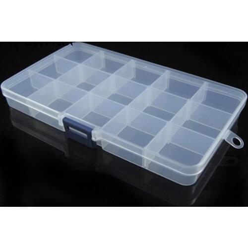 12 Compartment Storage Box Earring Jewelry Bin Case Container Sewing box Storage Box Rhinestone NailArt Tips Adjustable