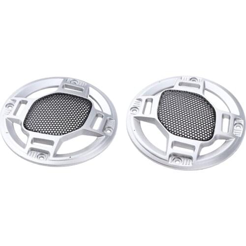 2 Pieces 3 Inch Replacement Round Speaker Protective Mesh Cover Speaker Grille