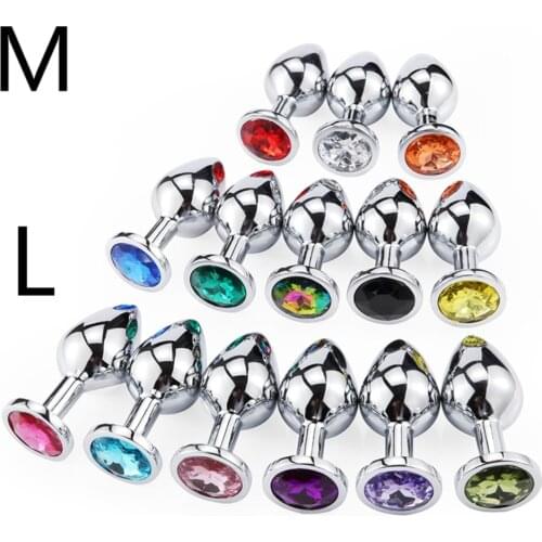 M/Lsize Anal Plug Ass Prostate Massager Vagina Masturbate Butt Plug Anal Dildo Sex Toys For Woman Man Adult Product No Vibrator