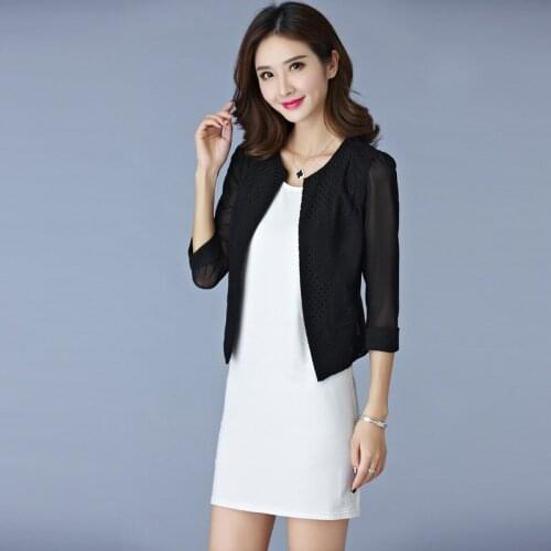 White Mujer Blazer Short Feminino Clothes Women Casual New Fashion Ladies Blazers 2020 Elegant Slim KJ102