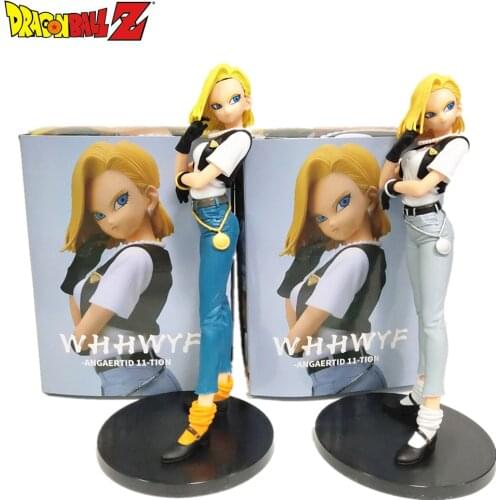 Dragon Ball Z GLITTER GLAMOURS Android 18 lazuli PVC Action Figures 230mm Anime Dragon Ball Super DBZ Figurine Toys
