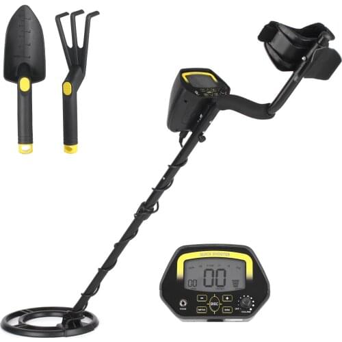 KKmoon LCD Display Metal Detector Nugget Detector Gold Digger Treasure Hunter with Adjustable Sensitivity Waterproof Search Coil