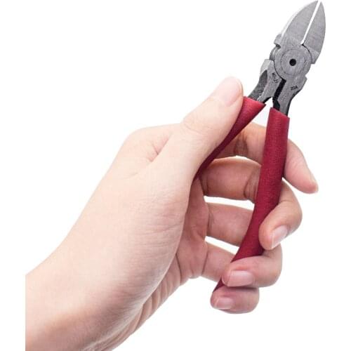 Mini 5 inch 5'' Industrial Grade 125mm Electronic Cutting Diagonal Pliers Nozzle Pliers High Frequency Heat Treatment Cutter