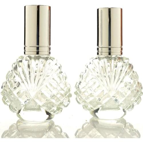 15ml Reusable Perfume Atomizer Liquid Dispenser Fine Mist Spray Glass Perfume Bottle Travel Packaging Empty Cosmetic Containers