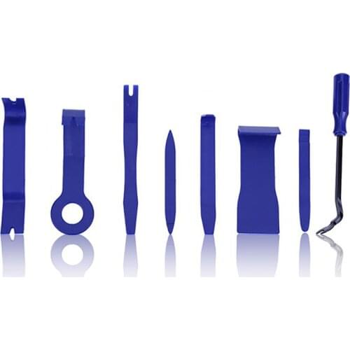 Auto Trim Removal Tool Set 8Pcs Audio Repair Rubber Buckle Screwdriver Modification Disassembly Screwdriver For Car Door Panel