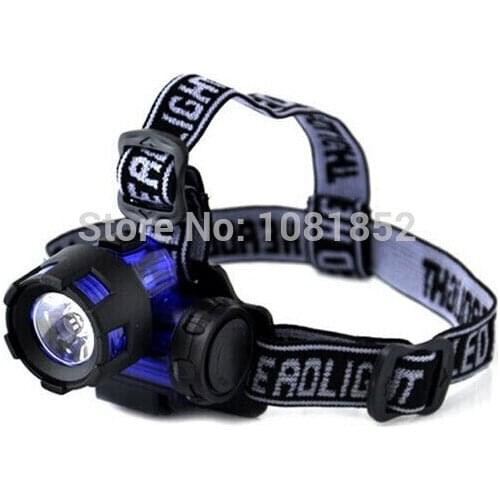 LED battery head lamp miner lamp 3W white light camping lamp 160LM for fishing lamp