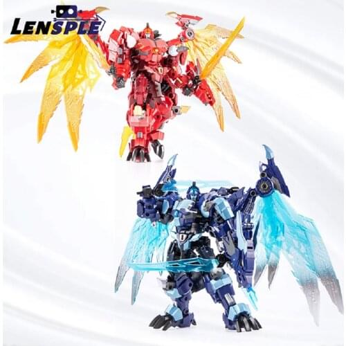 NEW IN STOCK JINBAO Transformation Flame Red Dragon PE DX09 DF07 DF-07 BW Beast Wars Action Figure Robot Toys With Box