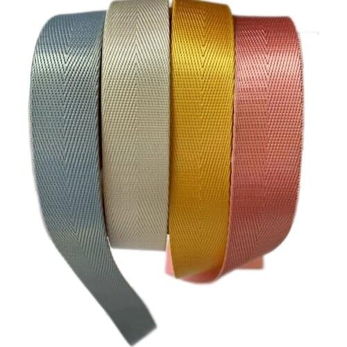 New Color 5cm 5M Backpack Herringbone Pattern Strap Nylon Webbing Knapsack Strapping Satin Belt Sewing Bag Belt Accessories