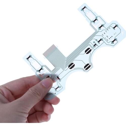 OOTDTY SA1Q43-A Circuit Board PCB Conductive Film Keypad Flex Ribbon Cable For PS2 H Controller Sony Playstation 2 Accessories