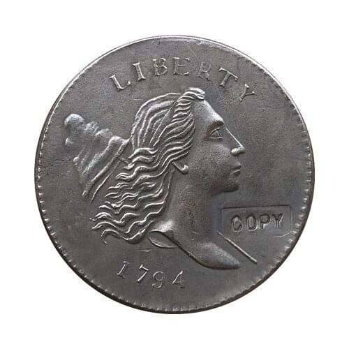 Wholesale 1794 ONE CENT COIN COPY 100% coper manufacturing