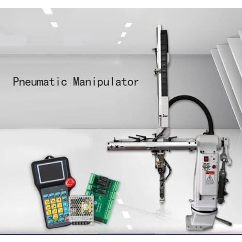 Pneumatic inclined arm manipulator injection molding machine manipulator can be used with CNC precisionmachining AC220V 50/60HZ