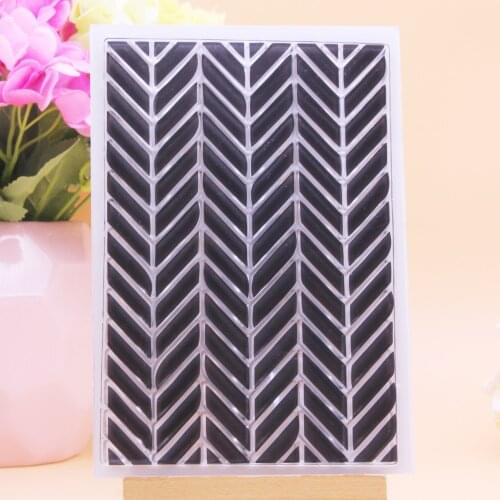CLEAR STAMPS Diagonal Stripe Background DIY Scrapbooking Card Album Paper Craft Rubber Transparent Silicon Stamps