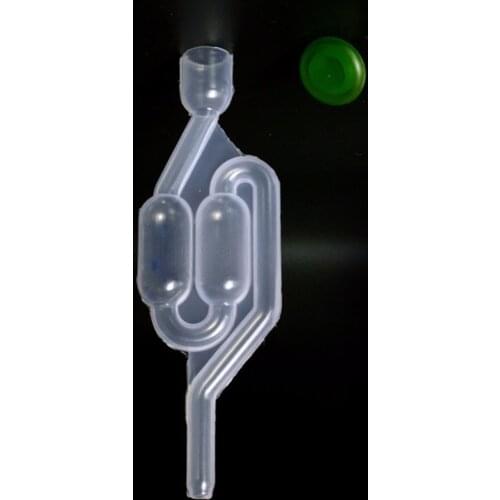 New Homebrew Air Lock Bubble Grommet One-way Exhaust Water Seal Valve With Cork Beer Wine Making With Stopper