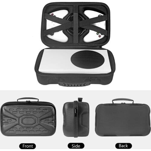 Replacement Travel Carry Hard Case Cover Bag For -xbox series S Game Console Gamepad Wireless Controllers