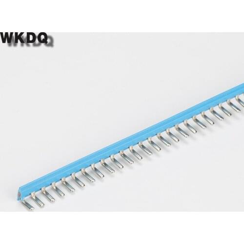 10Pcs EB80-DIK 20 Seats Insertion Bridge For DIKD1.5 DIKD 1.5 Din Rail Terminal Block Plug Connector EB 80-DIK Wiring Jumpers