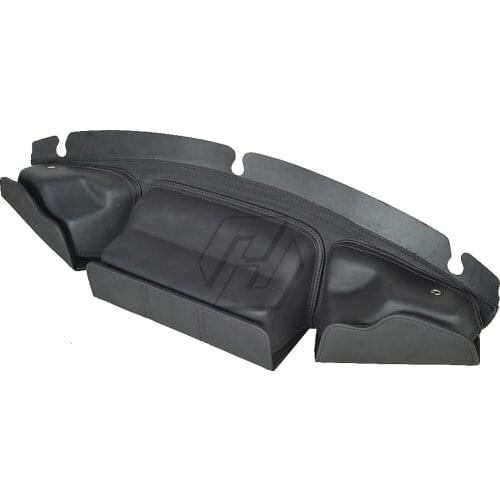 Motorcycle Windshield Bag with 3 Pocket Pouch for Harley Davidson FLHX Street Glide Tri-Elide Trike Model 2014-2018