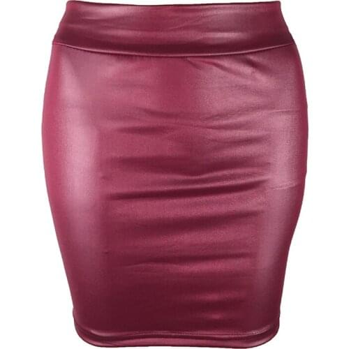Spring Autumn Women Sexy Skirts Fashion Package Hip Mid Waist Club Bodycon Skirts Ladies Solid ColorNew Mini Skirts