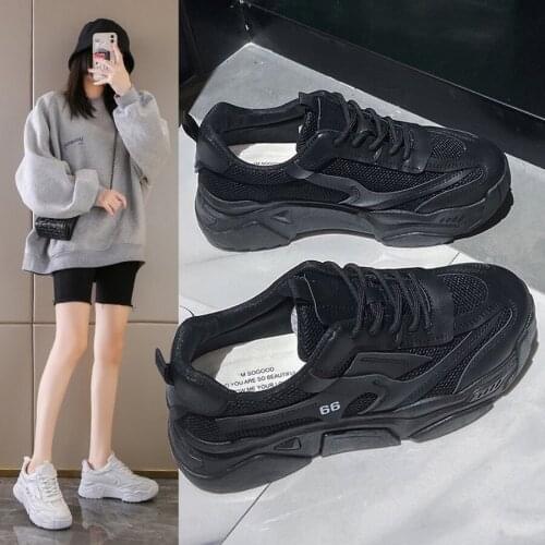 YSHUNIJ Mesh Torre shoes womens 2021 summer new fashion breathable casual increased bright sneakers women